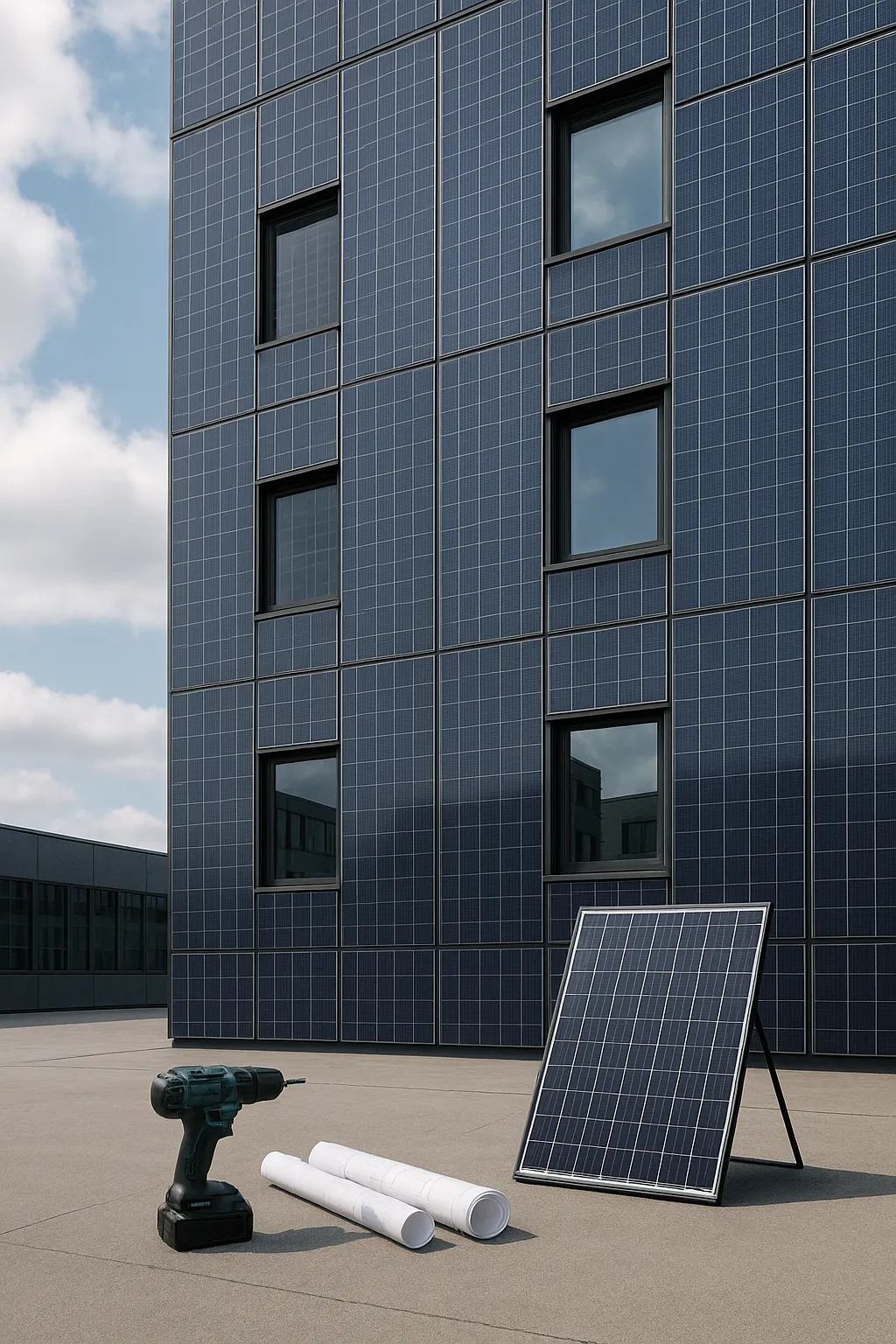 Photovoltaik Fassade Güstrow – Energiegewinnung direkt über die Gebäudehülle – Photovoltaik Fassade Güstrow – Energiegewinnung direkt über die Gebäudehülle