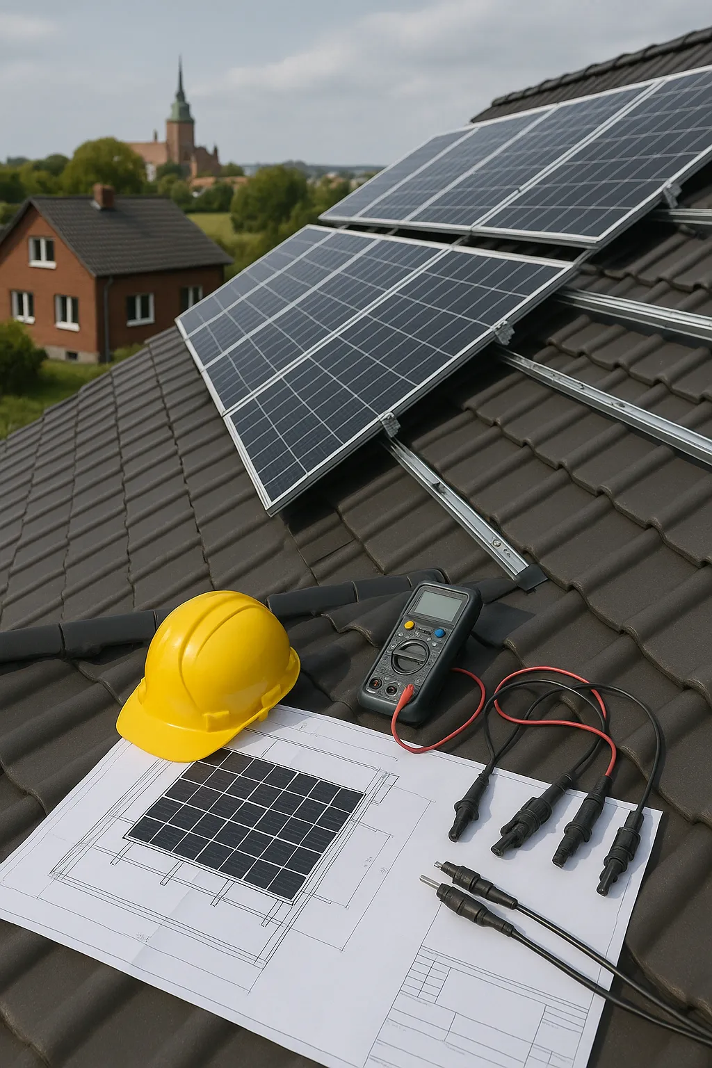 Photovoltaik Güstrow – moderne Energielösungen für langfristige Unabhängigkeit – Photovoltaikanlage Güstrow – individuell auf Gebäude und Verbrauch abgestimmt